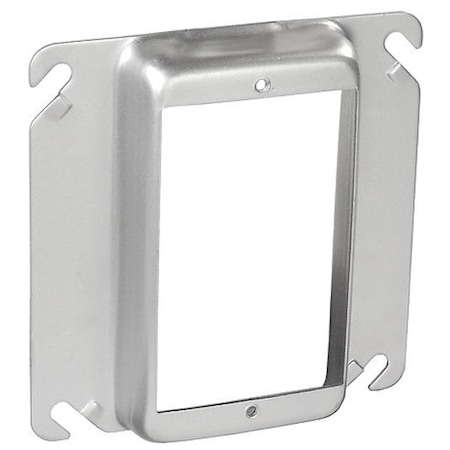 Southwire Device Ring, 1 Gang, Stainless Steel, Square Box Type 52C14-SS